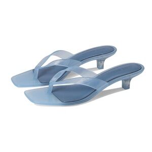 Steve Madden Tracie Jelly Kitten Heel Flip Flops